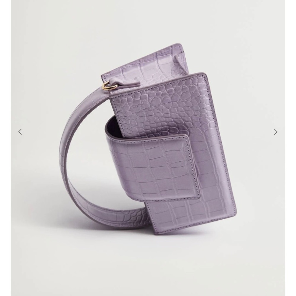 Croc-effect mini bag - Picture 2 of 4